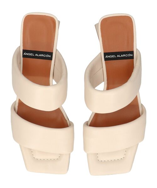 INTER-CHAUSSURES / インター ショシュール サンダル | 【ANGEL ALARCON】スクエアトウパフストラップサンダル | 詳細11