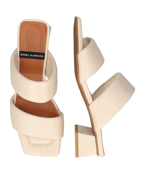 INTER-CHAUSSURES / インター ショシュール サンダル | 【ANGEL ALARCON】スクエアトウパフストラップサンダル | 詳細12