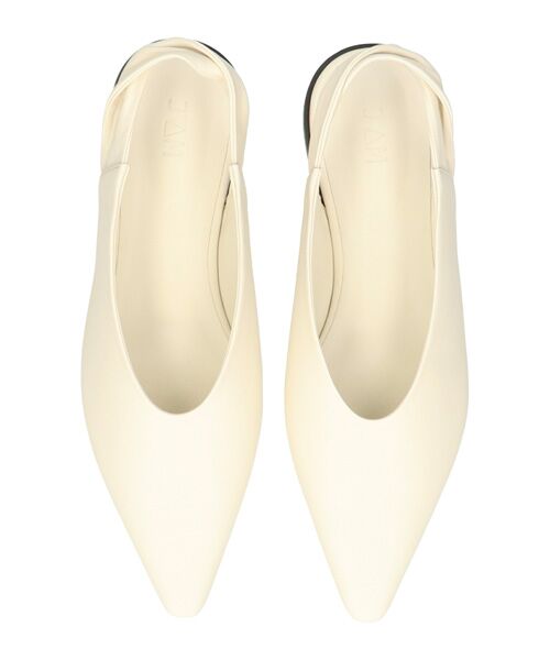 INTER-CHAUSSURES / インター ショシュール パンプス | 【JVAM】ディープカットポインテッドバックバンド | 詳細12