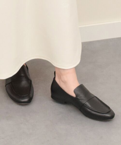 INTER-CHAUSSURES/インター ショシュール 【JVAM】ラウンドトウサケットシューズ ブラック 37 INTER-CHAUSSURES/インター ショシュール 【JVAM】ラウンドトウサケットシューズ ブラック 37