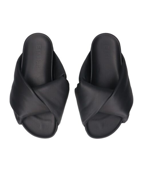 INTER-CHAUSSURES / インター ショシュール サンダル | 【EMILE】パフィーベルトフットベッドサンダル | 詳細4