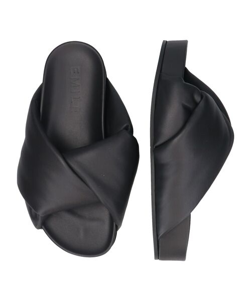 INTER-CHAUSSURES / インター ショシュール サンダル | 【EMILE】パフィーベルトフットベッドサンダル | 詳細5