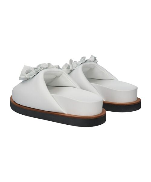 INTER-CHAUSSURES / インター ショシュール サンダル | 【EMILE】ビッグコサージュフットベッドサンダル | 詳細8