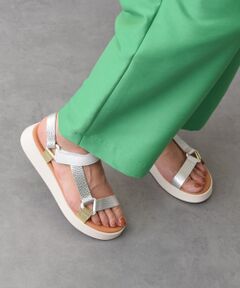 INTER-CHAUSSURES / インター ショシュール サンダル | 【OH MY SANDALS】カラーコンビ厚底ベルクロサンダル