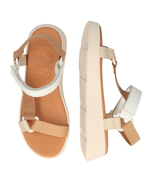 INTER-CHAUSSURES / インター ショシュール サンダル | 【OH MY SANDALS】カラーコンビ厚底ベルクロサンダル | 詳細5
