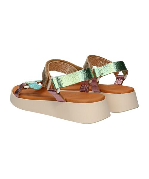 INTER-CHAUSSURES / インター ショシュール サンダル | 【OH MY SANDALS】カラーコンビ厚底ベルクロサンダル | 詳細8