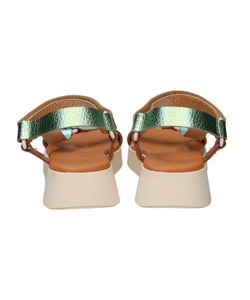 INTER-CHAUSSURES / インター ショシュール サンダル | 【OH MY SANDALS】カラーコンビ厚底ベルクロサンダル | 詳細9