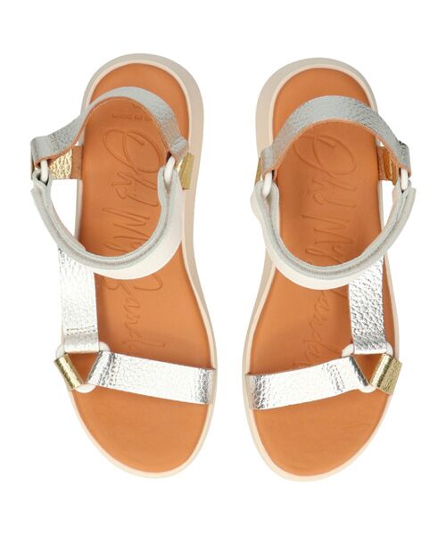 INTER-CHAUSSURES / インター ショシュール サンダル | 【OH MY SANDALS】カラーコンビ厚底ベルクロサンダル | 詳細17