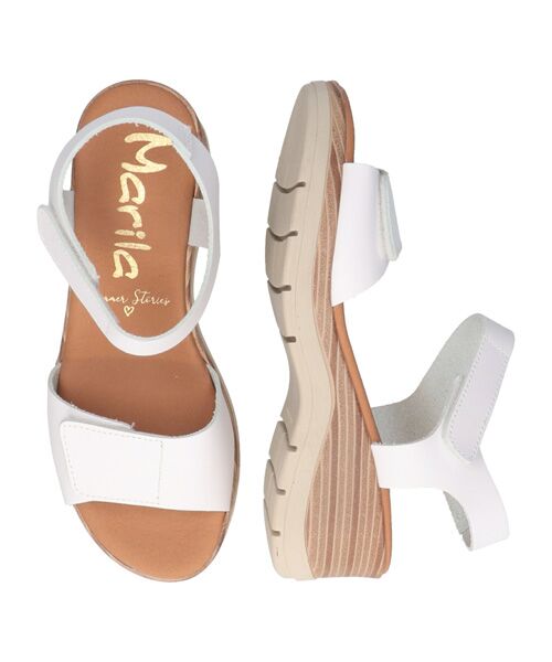 INTER-CHAUSSURES / インター ショシュール サンダル | 【MARILA】ラウンドトウウエッジソールサンダル | 詳細6