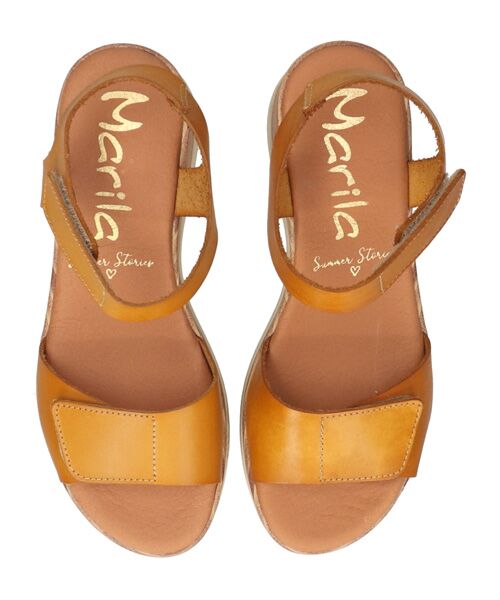 INTER-CHAUSSURES / インター ショシュール サンダル | 【MARILA】ラウンドトウウエッジソールサンダル | 詳細12