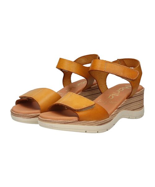 INTER-CHAUSSURES/インター ショシュール 【MARILA】ラウンドトウウエッジソールサンダル イエロー 36 INTER-CHAUSSURES/インター ショシュール 【MARILA】ラウンドトウウエッジソールサンダル イエロー 36