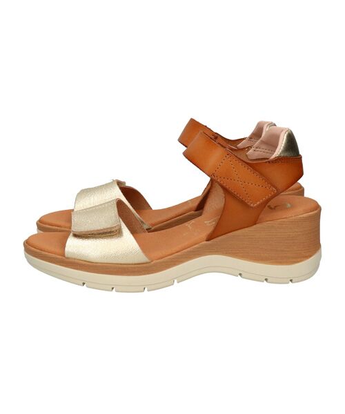 INTER-CHAUSSURES / インター ショシュール サンダル | 【MARILA】異素材コンビウエッジサンダル | 詳細1