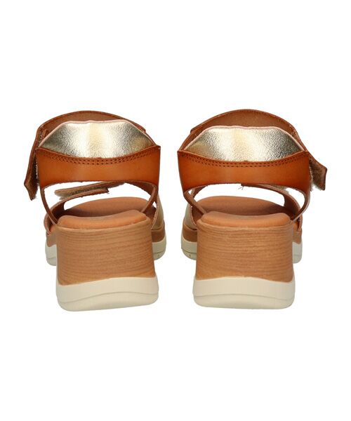 INTER-CHAUSSURES / インター ショシュール サンダル | 【MARILA】異素材コンビウエッジサンダル | 詳細3