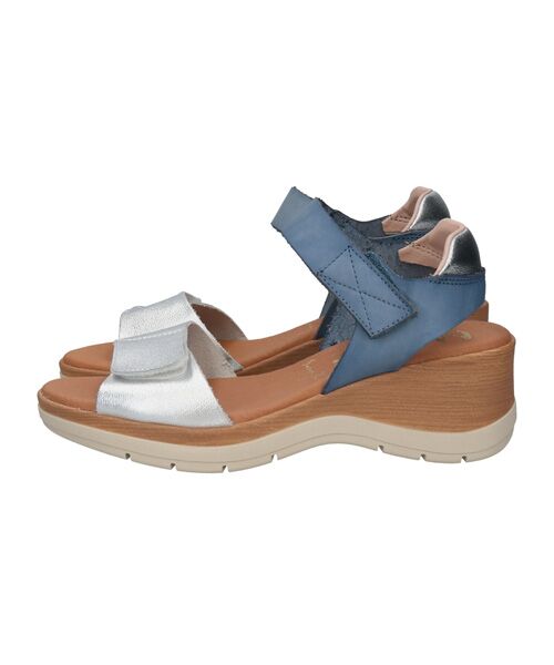 INTER-CHAUSSURES / インター ショシュール サンダル | 【MARILA】異素材コンビウエッジサンダル | 詳細8