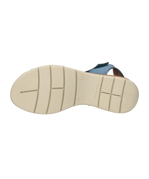 INTER-CHAUSSURES / インター ショシュール サンダル | 【MARILA】異素材コンビウエッジサンダル | 詳細13