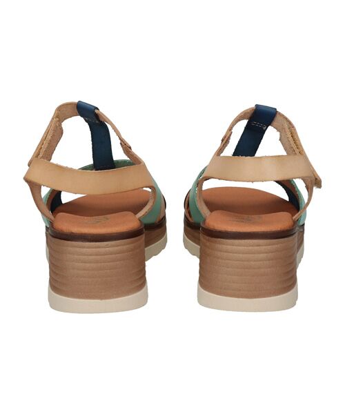 INTER-CHAUSSURES / インター ショシュール サンダル | 【MARILA】カラーコンビウエッジヒールサンダル | 詳細10