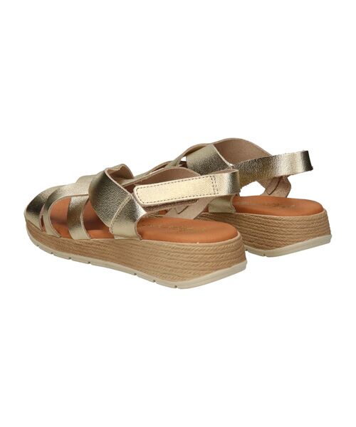 INTER-CHAUSSURES / インター ショシュール サンダル | 【MARILA】厚底メタリックレザーサンダル | 詳細2