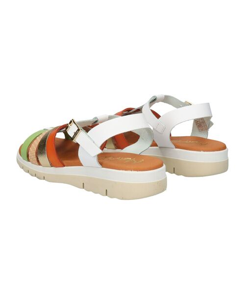 INTER-CHAUSSURES / インター ショシュール サンダル | 【MARILA】異素材コンビホワイトソールサンダル | 詳細2