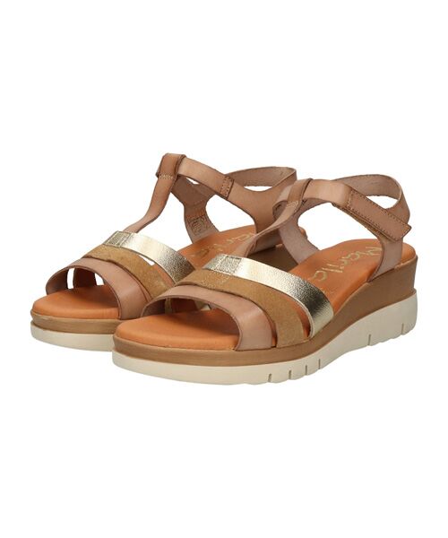 INTER-CHAUSSURES/インター ショシュール 【MARILA】異素材コンビ厚底サンダル ベージュコンビ 37 INTER-CHAUSSURES/インター ショシュール 【MARILA】異素材コンビ厚底サンダル ベージュコンビ 37