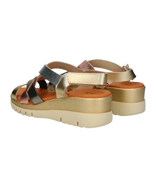 INTER-CHAUSSURES / インター ショシュール サンダル | 【MARILA】メタリックレザー厚底サンダル | 詳細3