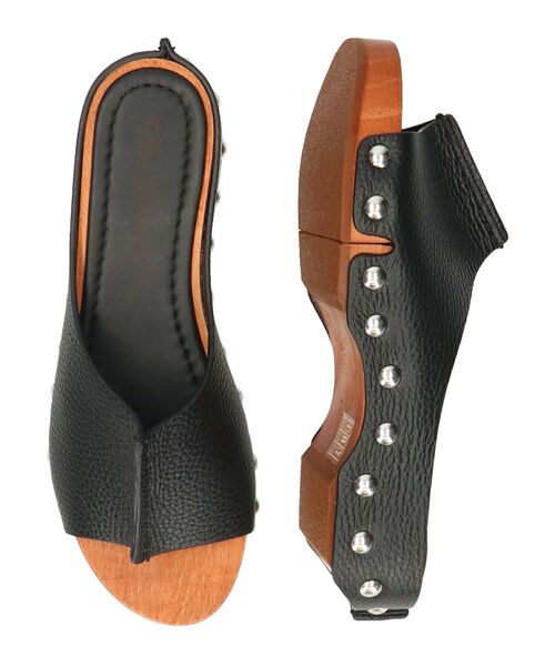 INTER-CHAUSSURES / インター ショシュール サンダル | 【CLAIRE CHARLOTTE】ローヒールサボミュールサンダル | 詳細5