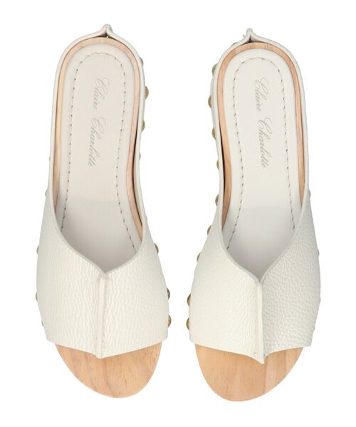 INTER-CHAUSSURES / インター ショシュール サンダル | 【CLAIRE CHARLOTTE】ローヒールサボミュールサンダル | 詳細10