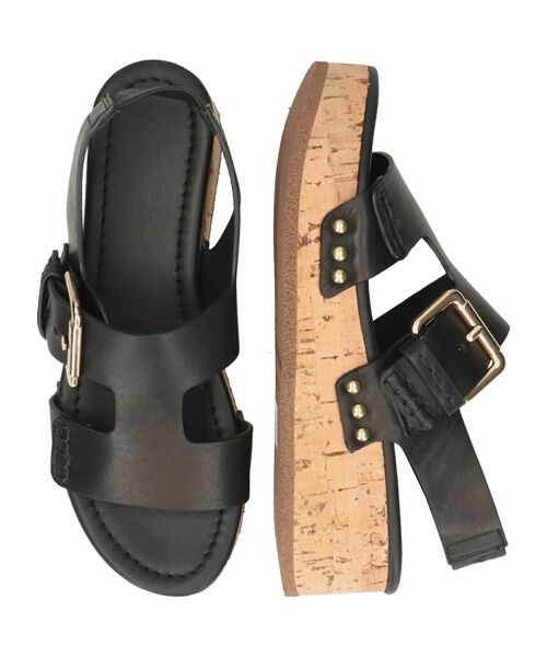 INTER-CHAUSSURES / インター ショシュール サンダル | 【CLAIRE CHARLOTTE】厚底コルクサンダル | 詳細5