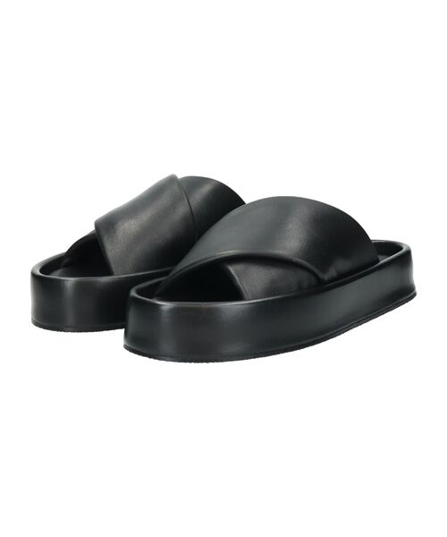 INTER-CHAUSSURES / インター ショシュール サンダル | 【JVAM】パフィークロスベルト厚底サンダル | 詳細1