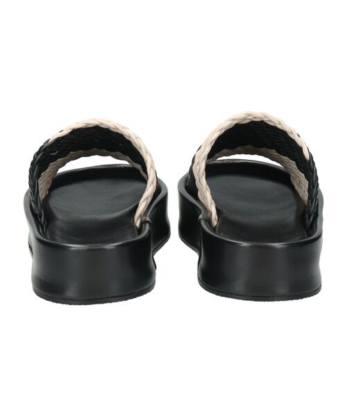 INTER-CHAUSSURES / インター ショシュール サンダル | 【JVAM】ウーブンレザー厚底ミュールサンダル | 詳細4