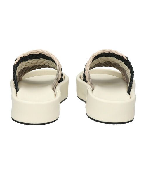 INTER-CHAUSSURES / インター ショシュール サンダル | 【JVAM】ウーブンレザー厚底ミュールサンダル | 詳細11