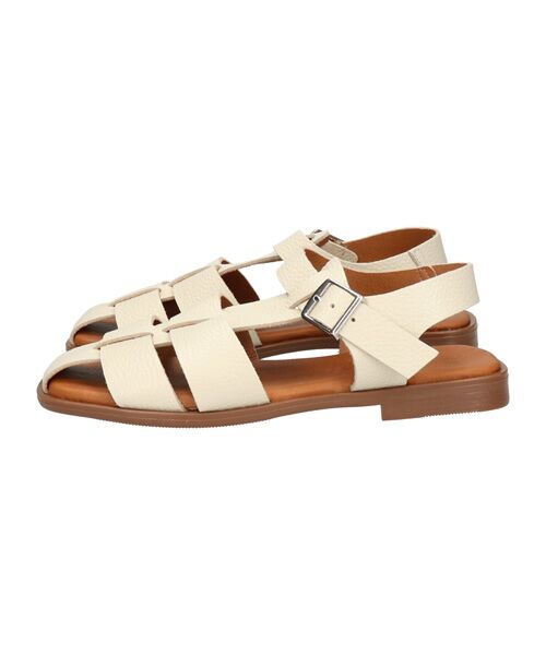 INTER-CHAUSSURES / インター ショシュール サンダル | 【OH MY SANDALS】スクエアトウフラットグルカサンダル | 詳細8