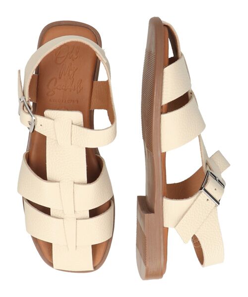 INTER-CHAUSSURES / インター ショシュール サンダル | 【OH MY SANDALS】スクエアトウフラットグルカサンダル | 詳細12