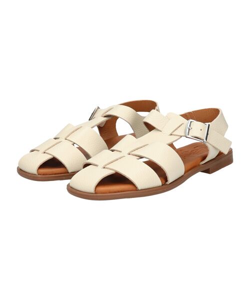 【新品】定価85,800円　JOSEPH　IRIS サンダル OH MY SANDALS】スクエアトウフラットグルカサンダル （サンダル