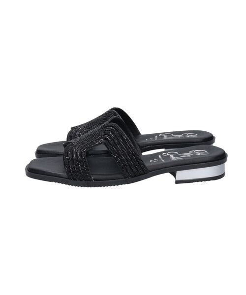 INTER-CHAUSSURES / インター ショシュール サンダル | 【OH MY SANDALS】ラインストーンローヒールサンダル | 詳細2