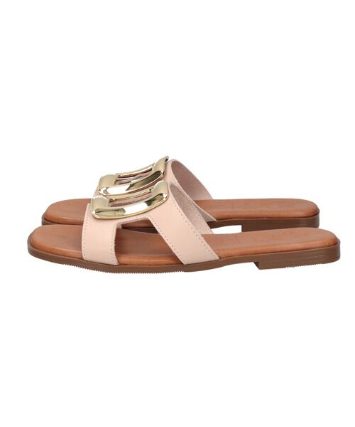 INTER-CHAUSSURES / インター ショシュール サンダル | 【OH MY SANDALS】スクエアトウフラットバックルサンダル | 詳細2