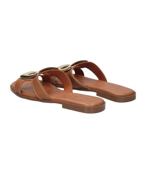 INTER-CHAUSSURES / インター ショシュール サンダル | 【OH MY SANDALS】スクエアトウフラットバックルサンダル | 詳細12