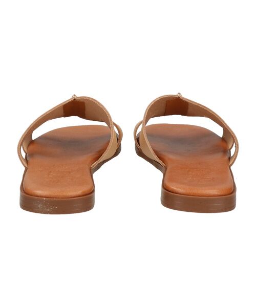 INTER-CHAUSSURES / インター ショシュール サンダル | 【OH MY SANDALS】スクエアトウフラットレザーサンダル | 詳細4