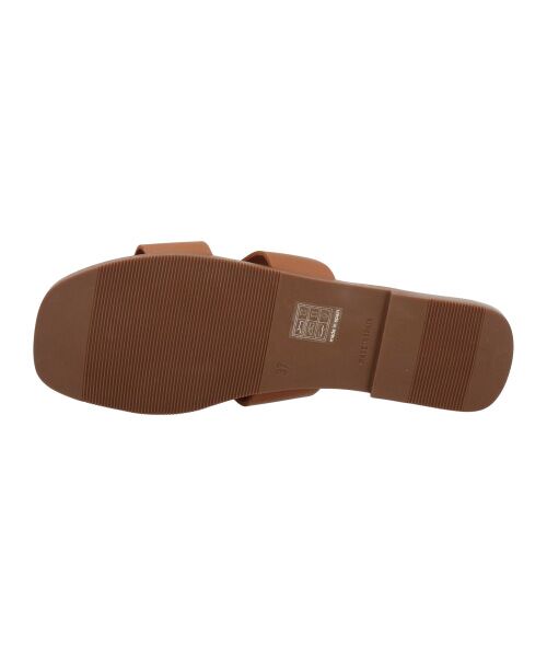 INTER-CHAUSSURES / インター ショシュール サンダル | 【OH MY SANDALS】スクエアトウフラットレザーサンダル | 詳細6