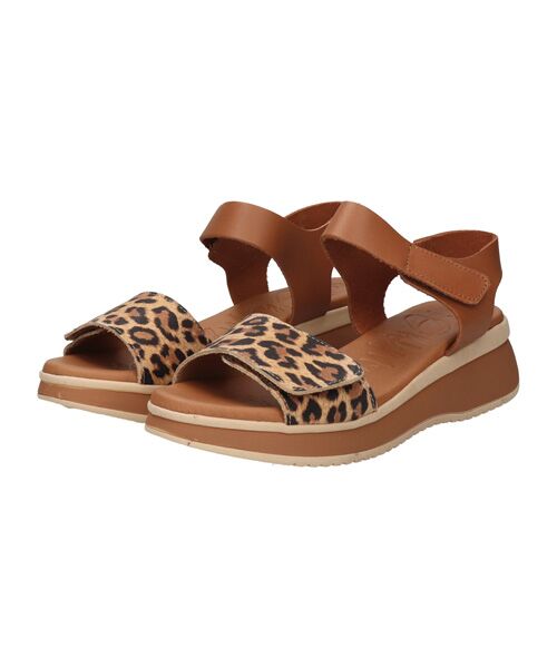 INTER-CHAUSSURES/インター ショシュール 【OH MY SANDALS】ベルクロローヒールサンダル マルチコンビ 38 INTER-CHAUSSURES/インター ショシュール 【OH MY SANDALS】ベルクロローヒールサンダル マルチコンビ 38