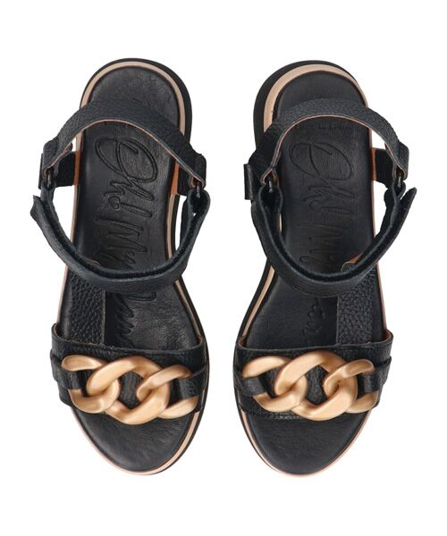 INTER-CHAUSSURES / インター ショシュール サンダル | 【OH MY SANDALS】メタルチェーンベルクロサンダル | 詳細4