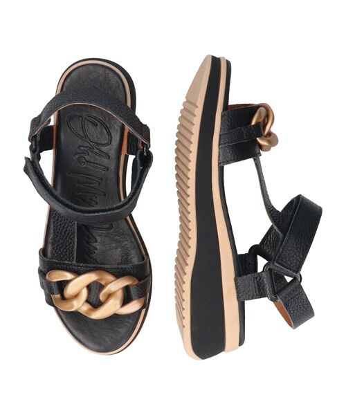 INTER-CHAUSSURES / インター ショシュール サンダル | 【OH MY SANDALS】メタルチェーンベルクロサンダル | 詳細5