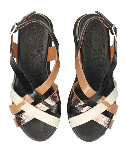 INTER-CHAUSSURES / インター ショシュール サンダル | 【OH MY SANDALS】カラーコンビ厚底サンダル | 詳細4