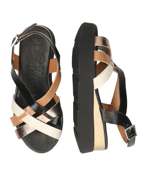 INTER-CHAUSSURES / インター ショシュール サンダル | 【OH MY SANDALS】カラーコンビ厚底サンダル | 詳細5