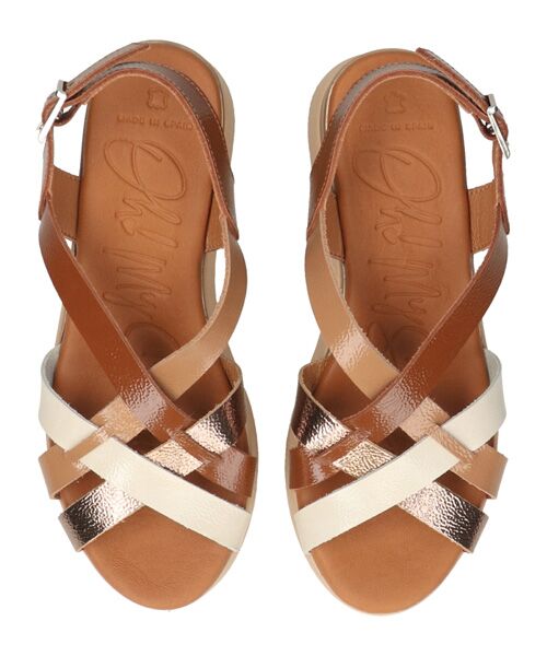 INTER-CHAUSSURES / インター ショシュール サンダル | 【OH MY SANDALS】カラーコンビ厚底サンダル | 詳細11