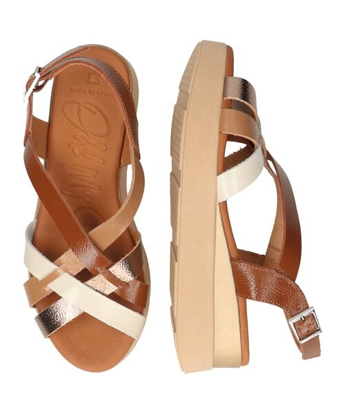 INTER-CHAUSSURES / インター ショシュール サンダル | 【OH MY SANDALS】カラーコンビ厚底サンダル | 詳細12