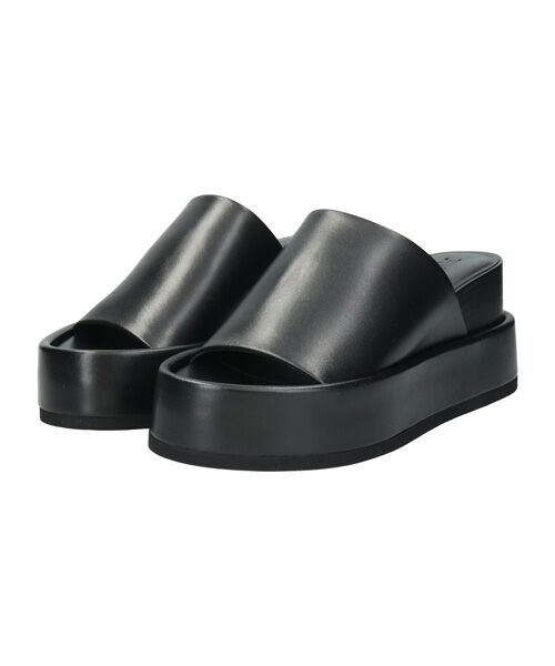 INTER-CHAUSSURES / インター ショシュール サンダル | 【JVAM】厚底ウエッジミュールサンダル | 詳細1