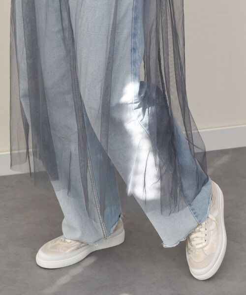 INTER-CHAUSSURES/インター ショシュール 【PATGOA】アドバン加工レザースニーカー ゴールドコンビ 35 INTER-CHAUSSURES/インター ショシュール 【PATGOA】アドバン加工レザースニーカー ゴールドコンビ 35