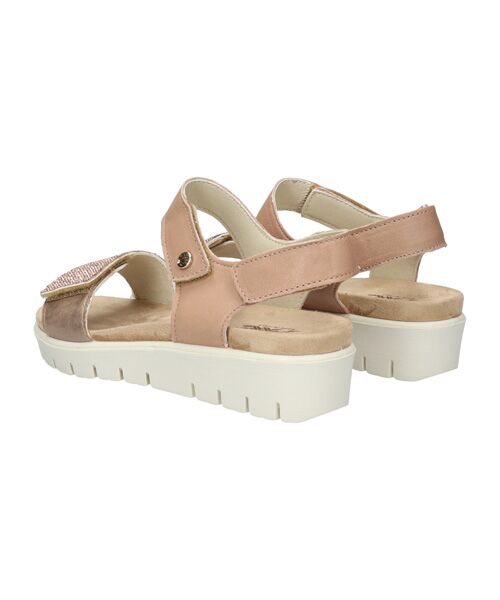 INTER-CHAUSSURES / インター ショシュール サンダル | 【IMAC】ラインストーンベルトフットベッドサンダル | 詳細3