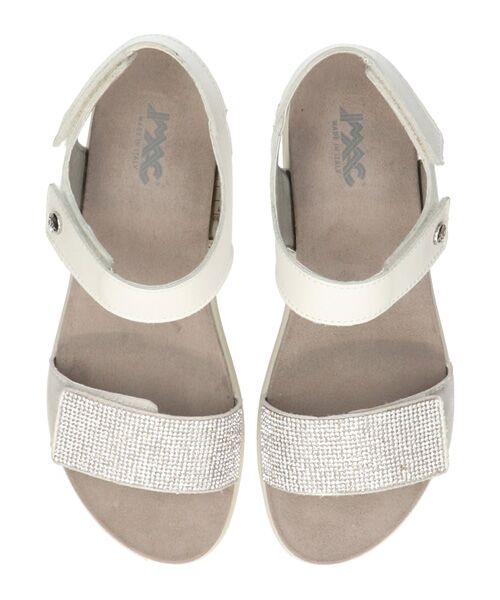 INTER-CHAUSSURES / インター ショシュール サンダル | 【IMAC】ラインストーンベルトフットベッドサンダル | 詳細12