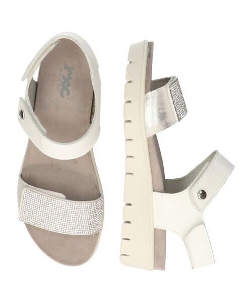INTER-CHAUSSURES / インター ショシュール サンダル | 【IMAC】ラインストーンベルトフットベッドサンダル | 詳細13